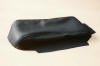Black leather console cover
